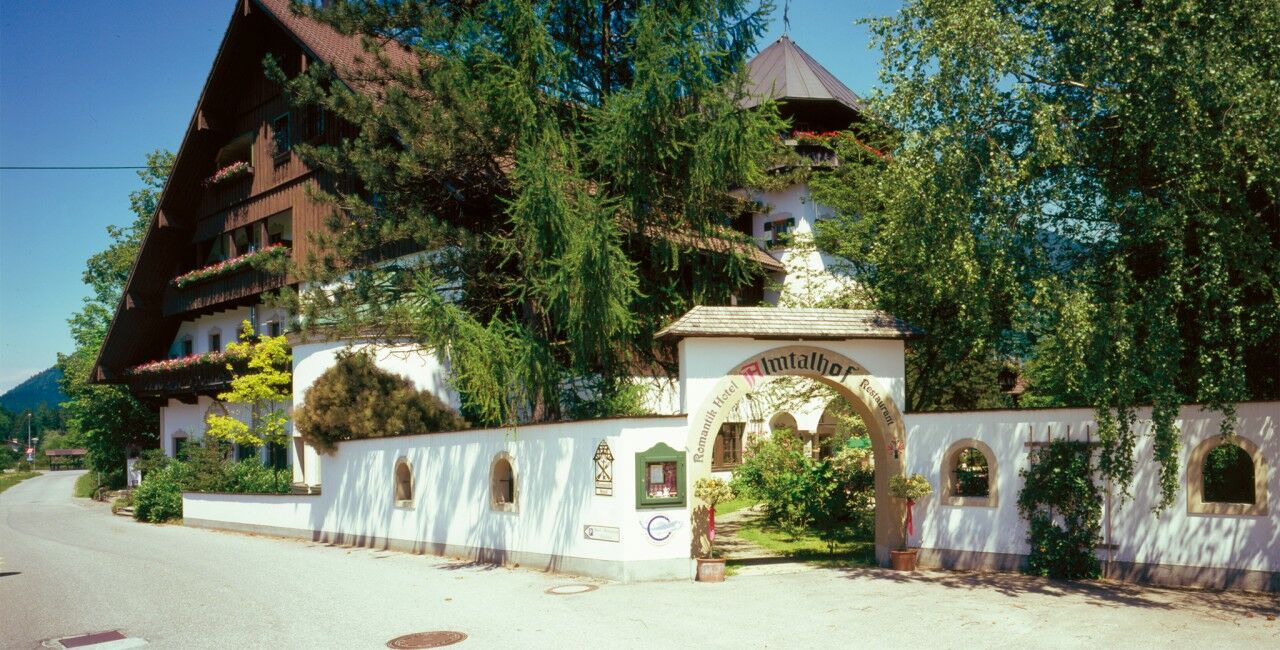Romantikhotel Almtalhof Grünau im Almtal Esterno foto